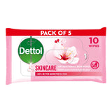 GETIT.QA- Qatar’s Best Online Shopping Website offers DETTOL SKINCARE ANTIBACTERIAL SKIN WIPES 5 X 10PCS at the lowest price in Qatar. Free Shipping & COD Available!