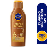 GETIT.QA- Qatar’s Best Online Shopping Website offers NIVEA INTENSE BRONZE TANNING SUN LOTION SPF6 200 ML at the lowest price in Qatar. Free Shipping & COD Available!