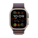 GETIT.QA- Qatar’s Best Online Shopping Website offers APPLE WATCH ULTRA 2 GPS + CELLULAR, TITANIUM CASE WITH INDIGO ALPINE LOOP, 49 MM, SMALL, MRER3AE/A at the lowest price in Qatar. Free Shipping & COD Available!