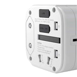 GETIT.QA- Qatar’s Best Online Shopping Website offers AUKEY UNIVERSAL TRAVEL ADAPTER WITH USB-C AND USB-A PORTS, WHITE, PA-TA01 at the lowest price in Qatar. Free Shipping & COD Available!