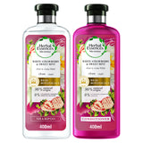 GETIT.QA- Qatar’s Best Online Shopping Website offers HERBAL ESSENCES BIO: RENEW NATURAL SHAMPOO + CONDITIONER WITH WHITE STRAWBERRY & SWEET MINT FOR HAIR VOLUME 400 ML + 400 ML at the lowest price in Qatar. Free Shipping & COD Available!