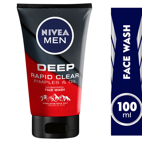 GETIT.QA- Qatar’s Best Online Shopping Website offers NIVEA MEN FACE WASH DEEP PIMPLES & OIL ANTIBACTERIAL 100 ML at the lowest price in Qatar. Free Shipping & COD Available!