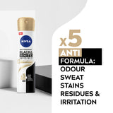 GETIT.QA- Qatar’s Best Online Shopping Website offers NIVEA ANTIPERSPIRANT SPRAY BLACK & WHITE SILKY SMOOTH 150 ML at the lowest price in Qatar. Free Shipping & COD Available!