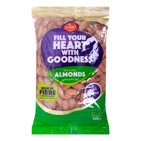 GETIT.QA- Qatar’s Best Online Shopping Website offers AL BALAD RAW ALMOND GRAND 500 G at the lowest price in Qatar. Free Shipping & COD Available!