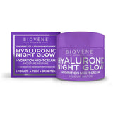 GETIT.QA- Qatar’s Best Online Shopping Website offers BIOVENE HYALURONIC NIGHT GLOW RESTORE HYDRATION NIGHT CREAM 50 ML at the lowest price in Qatar. Free Shipping & COD Available!