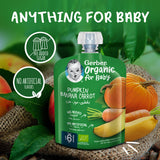 GETIT.QA- Qatar’s Best Online Shopping Website offers GERBER ORGANIC PUMPKIN BANANA & CARROT BABY FOOD FROM 6 MONTHS 90 G at the lowest price in Qatar. Free Shipping & COD Available!