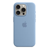 GETIT.QA- Qatar’s Best Online Shopping Website offers APPLE IPHONE 15 PRO SILICONE CASE WITH MAGSAFE, WINTER BLUE, MT1L3ZM/A at the lowest price in Qatar. Free Shipping & COD Available!