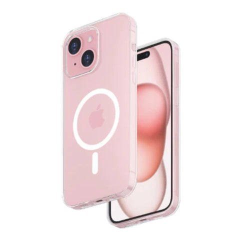 GETIT.QA- Qatar’s Best Online Shopping Website offers SMARTIX PREMIUM MAGNETIC CLEAR CASE FOR IPHONE 15 PLUS, SM15PLACMG at the lowest price in Qatar. Free Shipping & COD Available!