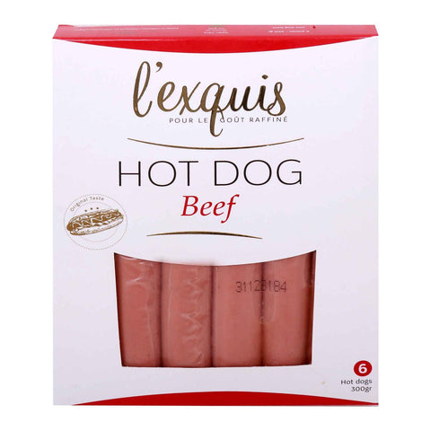 GETIT.QA- Qatar’s Best Online Shopping Website offers LEXQUIS HOT DOG BEEF 300G at the lowest price in Qatar. Free Shipping & COD Available!