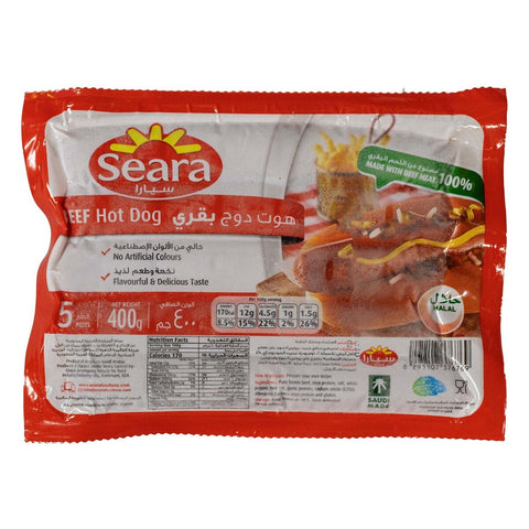 GETIT.QA- Qatar’s Best Online Shopping Website offers SEARA FROZEN BEEF HOTDOG 400 G at the lowest price in Qatar. Free Shipping & COD Available!
