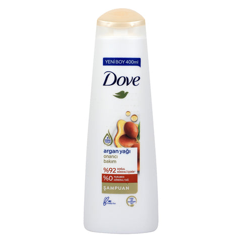 GETIT.QA- Qatar’s Best Online Shopping Website offers DOVE SHAMPOO DAMAGED REPAIR ARGAN OIL-- 400 ML at the lowest price in Qatar. Free Shipping & COD Available!