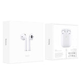 GETIT.QA- Qatar’s Best Online Shopping Website offers HOCO TRUE WIRELESS EARBUDS WITH BUILT-IN MIC, WHITE, EW25 at the lowest price in Qatar. Free Shipping & COD Available!