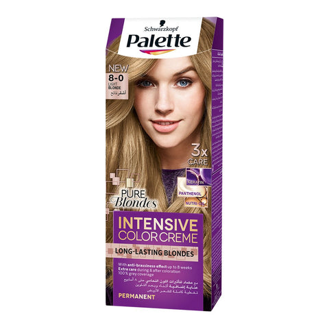 GETIT.QA- Qatar’s Best Online Shopping Website offers PALETTE INTENSIVE COLOR CREME 8-0 LIGHT BLONDE 1 PKT at the lowest price in Qatar. Free Shipping & COD Available!