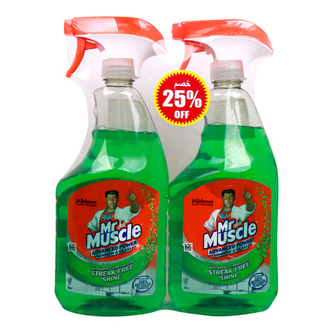 GETIT.QA- Qatar’s Best Online Shopping Website offers MR. MUSCLE ADVANCED POWER WINDOW & GLASS CLEANER VALUE PACK 2 X 750 ML at the lowest price in Qatar. Free Shipping & COD Available!