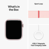 GETIT.QA- Qatar’s Best Online Shopping Website offers APPLE WATCH SERIES 9 GPS, PINK ALUMINIUM CASE WITH LIGHT PINK SPORT LOOP, 45 MM, MR9J3QA/A at the lowest price in Qatar. Free Shipping & COD Available!