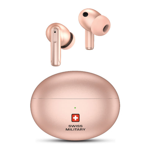 GETIT.QA- Qatar’s Best Online Shopping Website offers SWISS MILITARY VICTOR 3 TRUE WIRELESS STEREO EARBUDS WITH MIC, PINK at the lowest price in Qatar. Free Shipping & COD Available!