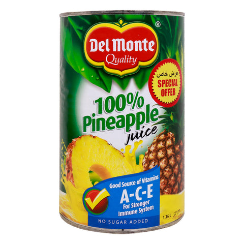 GETIT.QA- Qatar’s Best Online Shopping Website offers DEL MONTE PINEAPPLE JUICE VALUE PACK 1.36 LITRES at the lowest price in Qatar. Free Shipping & COD Available!