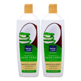 GETIT.QA- Qatar’s Best Online Shopping Website offers PARACHUTE ADVANSED COCONUT & ALOE VERA SMOOTH & SILKY SHAMPOO 2 X 340 ML at the lowest price in Qatar. Free Shipping & COD Available!