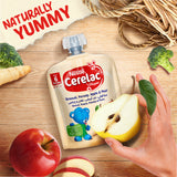 GETIT.QA- Qatar’s Best Online Shopping Website offers NESTLE CERELAC FRUITS & VEGETABLES PUREE POUCH BROCCOLI-- PARSNIP-- APPLE & PEAR FROM 6 MONTHS 90 G at the lowest price in Qatar. Free Shipping & COD Available!