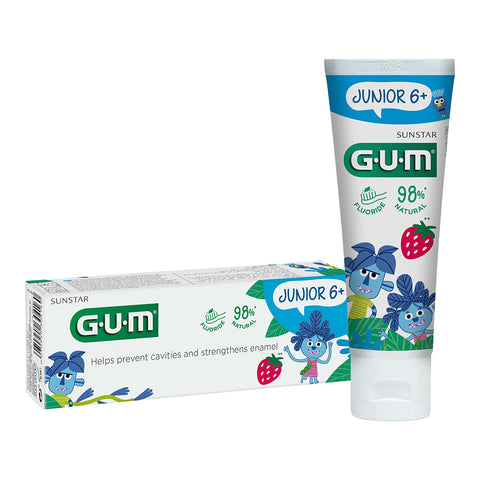 GETIT.QA- Qatar’s Best Online Shopping Website offers G.U.M. JUNIOR TOOTHPASTE TUTTI-FRUTTI 50 ML at the lowest price in Qatar. Free Shipping & COD Available!