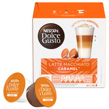 GETIT.QA- Qatar’s Best Online Shopping Website offers NESCAFE DOLCE GUSTO CARAMEL LATTE MACCHIATO COFFEE 16PCS at the lowest price in Qatar. Free Shipping & COD Available!