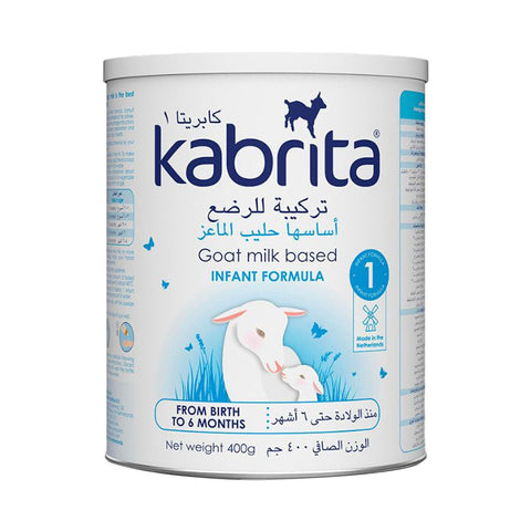 GETIT.QA- Qatar’s Best Online Shopping Website offers KABRITA 1 GOAT MILK 400G 0-6M at the lowest price in Qatar. Free Shipping & COD Available!