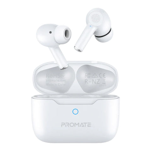 GETIT.QA- Qatar’s Best Online Shopping Website offers PROMATE HIGH-DEFINITION ANC TWS EARPHONES WITH INTELLITOUCH PROPODS WHITE at the lowest price in Qatar. Free Shipping & COD Available!