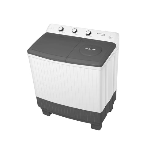 GETIT.QA- Qatar’s Best Online Shopping Website offers ZENAN SEMI AUTOMATIC TWIN TUB WASHING MACHINE, 14/7 KG, WHITE/GREY, ZWM 14-188 at the lowest price in Qatar. Free Shipping & COD Available!