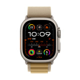 GETIT.QA- Qatar’s Best Online Shopping Website offers PRE-ORDER APPLE WATCH ULTRA 2 GPS + CELLULAR, 49 MM NATURAL TITANIUM CASE WITH TAN ALPINE LOOP - MEDIUM at the lowest price in Qatar. Free Shipping & COD Available!