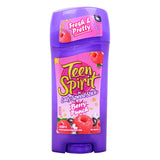 GETIT.QA- Qatar’s Best Online Shopping Website offers COLGATE MENNEN TEEN SPIRIT LADY SPEED ANTIPERSPIRANT DEODORANT STICK BERRY PUNCH 65 G at the lowest price in Qatar. Free Shipping & COD Available!