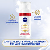 GETIT.QA- Qatar’s Best Online Shopping Website offers NIVEA LUMINOUS 630 EVEN GLOW DARK SPOTS AND ANTI-AGE FACE SERUM WITH HYALURONIC ACID AND SQUALENE 30 ML at the lowest price in Qatar. Free Shipping & COD Available!