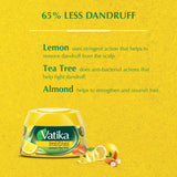 GETIT.QA- Qatar’s Best Online Shopping Website offers VATIKA NATURALS DANDRUFF GUARD STYLING HAIR CREAM LEMON-- TEA TREE & ALMOND-- 210 ML at the lowest price in Qatar. Free Shipping & COD Available!