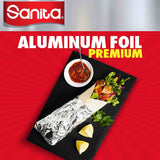 GETIT.QA- Qatar’s Best Online Shopping Website offers SANITA PREMIUM ALUMINUM FOIL 75SQ.FT. SIZE 22.86M X 30CM 1 PC at the lowest price in Qatar. Free Shipping & COD Available!