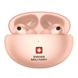 GETIT.QA- Qatar’s Best Online Shopping Website offers SWISS MILITARY VICTOR 3 TRUE WIRELESS STEREO EARBUDS WITH MIC, PINK at the lowest price in Qatar. Free Shipping & COD Available!