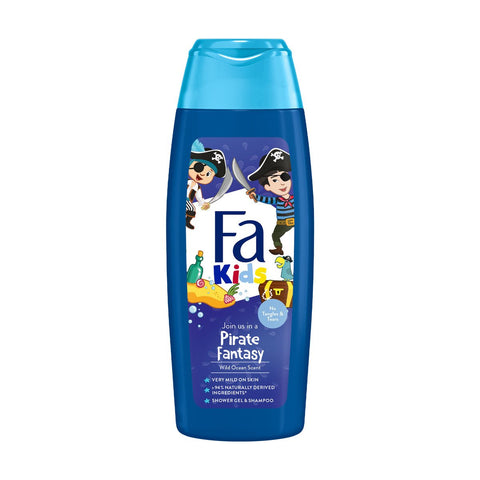 GETIT.QA- Qatar’s Best Online Shopping Website offers FA KIDS PIRATE FANTASY SHOWER GEL & SHAMPOO 250 ML at the lowest price in Qatar. Free Shipping & COD Available!