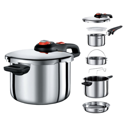 GETIT.QA- Qatar’s Best Online Shopping Website offers TEFAL INGENIO EMOTION STAINELSS STEEL PRESSURE COOKER SET-- 6 L-- P2530757 at the lowest price in Qatar. Free Shipping & COD Available!