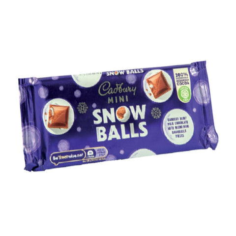 GETIT.QA- Qatar’s Best Online Shopping Website offers CADBURY MINI SNOWBALL TAB.110G at the lowest price in Qatar. Free Shipping & COD Available!