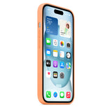 GETIT.QA- Qatar’s Best Online Shopping Website offers APPLE IPHONE 15 SILICONE CASE WITH MAGSAFE, ORANGE SORBET, MT0W3ZM/A at the lowest price in Qatar. Free Shipping & COD Available!