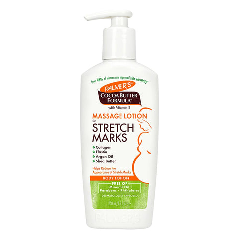 GETIT.QA- Qatar’s Best Online Shopping Website offers PALMER'S COCOA BUTTER FORMULA STRETCH MARKS MASSAGE LOTION 250 ML at the lowest price in Qatar. Free Shipping & COD Available!