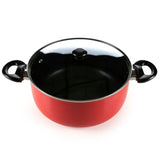 GETIT.QA- Qatar’s Best Online Shopping Website offers CHEFLINE NON-STICK DUTCH OVEN-- 26 CM-- ESNLINDDO26 at the lowest price in Qatar. Free Shipping & COD Available!