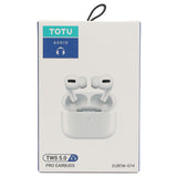 GETIT.QA- Qatar’s Best Online Shopping Website offers TOTU TWS EARBUDS PRO EUBTW-074 WHITE at the lowest price in Qatar. Free Shipping & COD Available!