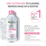 GETIT.QA- Qatar’s Best Online Shopping Website offers GARNIER SKIN ACTIVE MICELLAR CLEANSING WATER 400 ML at the lowest price in Qatar. Free Shipping & COD Available!