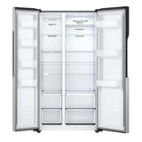 GETIT.QA- Qatar’s Best Online Shopping Website offers LG 509 L SIDE BY SIDE REFRIGERATOR, SILVER, GRFB587PQAM at the lowest price in Qatar. Free Shipping & COD Available!