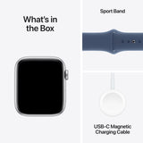 GETIT.QA- Qatar’s Best Online Shopping Website offers PRE-ORDER APPLE WATCH SE GPS + CELLULAR, 40 MM SILVER ALUMINIUM CASE WITH DENIM SPORT BAND - S/M, MXGF3QA/A at the lowest price in Qatar. Free Shipping & COD Available!