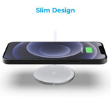 GETIT.QA- Qatar’s Best Online Shopping Website offers PROMATE AURAMAG ULTRA-FAST MAGNETIC WIRELESS CHARGER, 15 W, SILVER at the lowest price in Qatar. Free Shipping & COD Available!