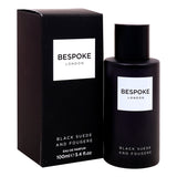 GETIT.QA- Qatar’s Best Online Shopping Website offers BESPOKE LONDON EAU DE PARFUM BLACK SUEDE & FOUGERE PERFUME-- 100 ML at the lowest price in Qatar. Free Shipping & COD Available!