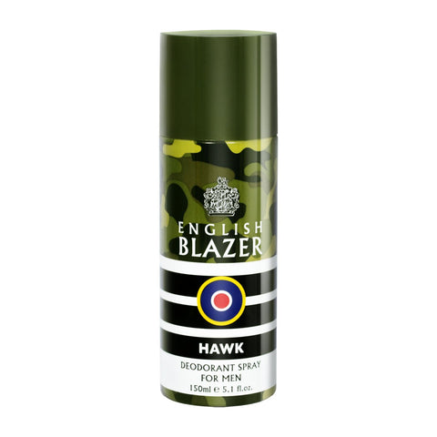 GETIT.QA- Qatar’s Best Online Shopping Website offers ENGLISH BLAZER HAWK DEODORANT SPRAY FOR MEN 150 ML at the lowest price in Qatar. Free Shipping & COD Available!