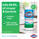 GETIT.QA- Qatar’s Best Online Shopping Website offers CLOROX DISINFECTING WET WIPES FRESH SCENT 35 PCS
 at the lowest price in Qatar. Free Shipping & COD Available!