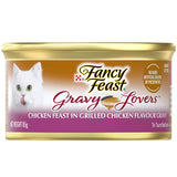 GETIT.QA- Qatar’s Best Online Shopping Website offers PURINA FANCY FEAST GRAVY LOVERS CHICKEN FEAST IN GRILLED CHICKEN FLAVOUR GRAVY CAT FOOD 85 G
 at the lowest price in Qatar. Free Shipping & COD Available!