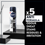GETIT.QA- Qatar’s Best Online Shopping Website offers NIVEA MEN ANTIPERSPIRANT SPRAY BLACK & WHITE ORIGINAL 150 ML at the lowest price in Qatar. Free Shipping & COD Available!